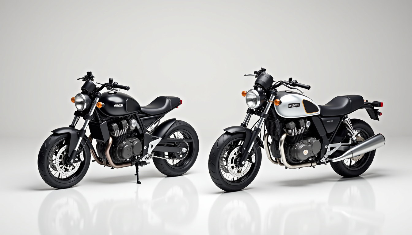 Comparaison visuelle des différents types de bombes de graisse à chaîne moto