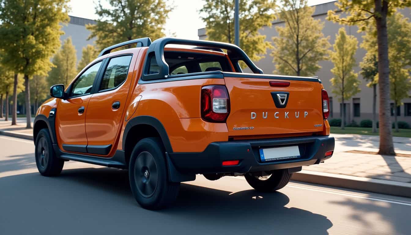 Transformation du Duster en pick-up avec découpe du coffre pour intégrer la benne