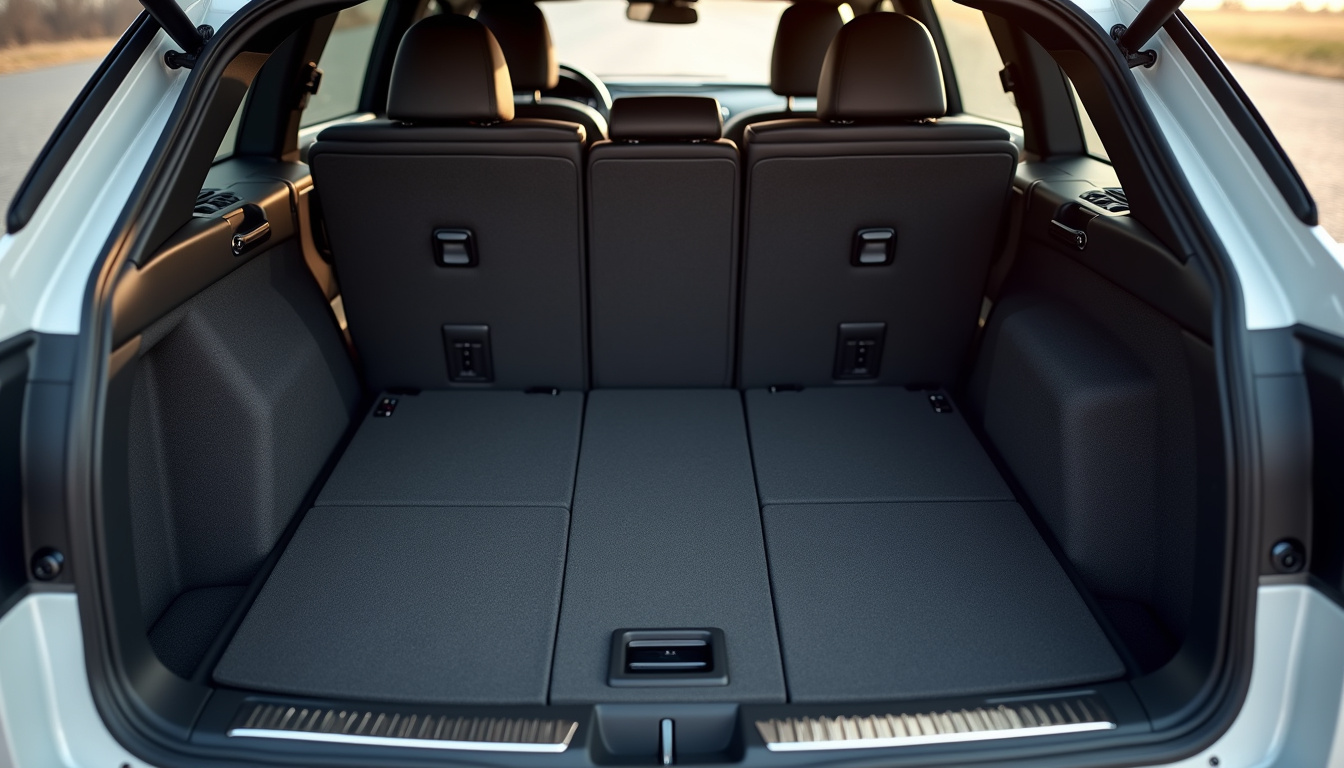Système de rangement modulable dans le coffre d'une Peugeot 3008
